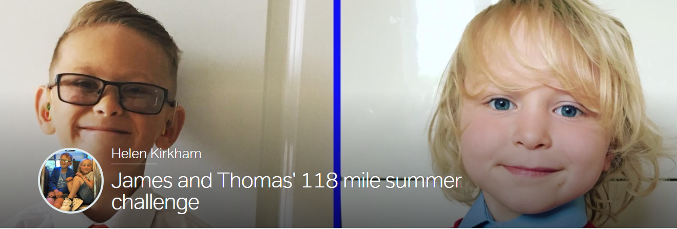 James and Thomas’s Summer Challenge