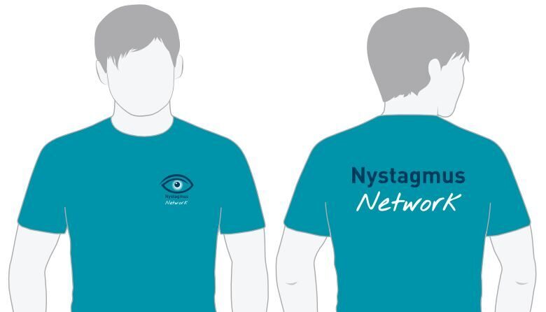 Tropical blue Nystagmus Network T shirts.