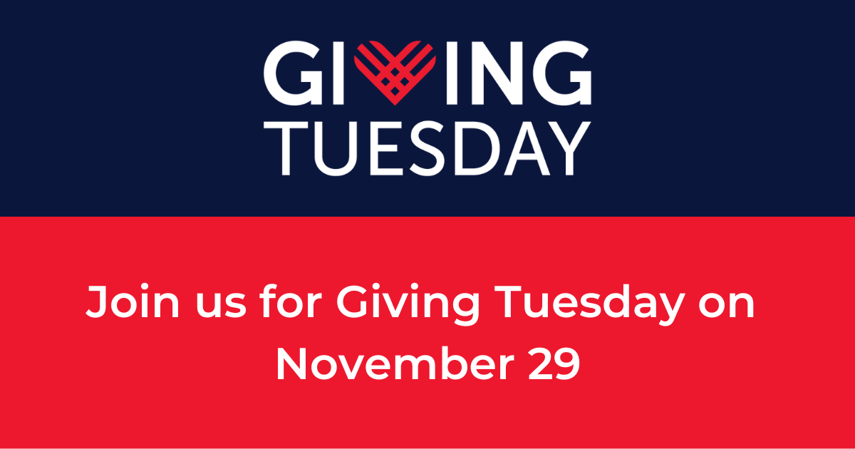 Save the date for Giving Tuesday.