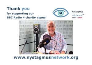 A thank you card to everyone who gave to our recent BBC Radio 4 charity appeal featuring an image of our presenter, Gerard.