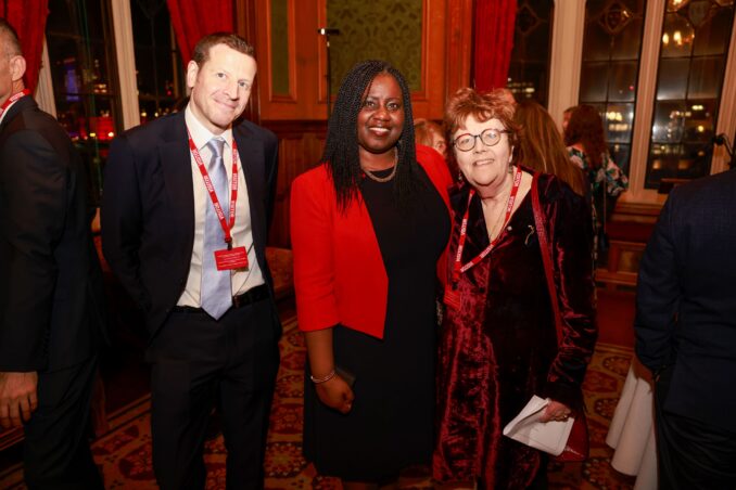 Sam Jones, Marsha de Cordova MP and Vivien Jones.