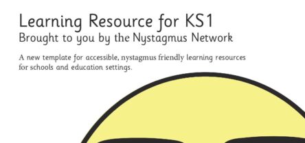 The front page of the learning pack featuring a big yellow smiley face.