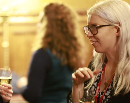 Hannah Donnelly at a Nystagmus Network event.